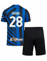 Inter Milan Benjamin Pavard #28 Domácí dres pro děti 2024-25 Krátký Rukáv (+ trenýrky)